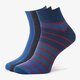 Női zoknik SIZEER ZOKNI QUARTER 3PPK BLUE sisk3701 szín: multicolor