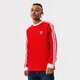 Férfi póló ADIDAS PÓLÓ 3-STRIPES LS T he9532 szín: piros