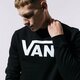 Férfi pulóver VANS PULÓVER VANS CLASSIC CREW II vn0a456ay281 szín: fekete