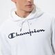 Férfi pulóver CHAMPION PULÓVER KAPUCNIS HOODED SWEATSHIRT 217142ww001 szín: fehér