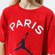 Gyerek póló JORDAN PÓLÓ PSG BOXY TEE GIRL 4ja590-u10 szín: piros