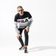 Férfi pulóver FILA PULÓVER STRAIGHT BLOCKED CREW 681255i85 szín: szürke