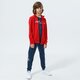 Gyerek pulóver ADIDAS PULÓVER CIPZÁRAS TRACKTOP MM gn7438 szín: piros