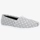 Női slip-onok TOMS VINTAGE TILE ALPARGATA 10008032 szín: fehér