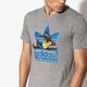 Férfi póló ADIDAS PÓLÓ SS ACTION SPORTS LIFESTYLE LAID OUT TEE cf3117 szín: szürke