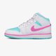 Gyerek sportcipők AIR JORDAN 1 MID 555112-102 szín: fehér