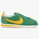 Női sportcipők NIKE WMNS CLASSIC CORTEZ NYLON PREM 882258-301 szín: zöld
