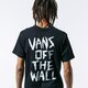 Férfi póló VANS PÓLÓ SCRATCHED VANS SS vn0a49krblk1 szín: fekete