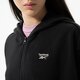 Női pulóver REEBOK PULÓVER KAPUCNIS CL AE LONG FZ HOODIE hh9735 szín: fekete