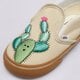 Gyerek sportcipők VANS SLIP-ON CACTUS vn000cpsgrn1 szín: bézs
