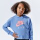 Gyerek pulóver NIKE PULÓVER KAPUCNIS AIR cz6234-478 szín: kék