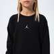 Gyerek pulóver JORDAN PULÓVER ESSENTIALS CREW GIRL 45a859-023 szín: fekete