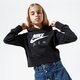 Gyerek pulóver NIKE PULÓVER KAPUCNIS AIR cz6234-010 szín: fekete