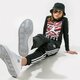 Gyerek póló JORDAN PÓLÓ TAPED UP L/S TEE 95a074-023 szín: fekete