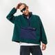Férfi pulóver LEVI'S POLÁR POLÁR FLEECE MOCK NECK a3301-0001 szín: zöld