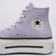 Női tornacipők CONVERSE CHUCK TAYLOR ALL STAR LIFT DOUBLE STACK a15206c szín: lila