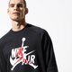 Férfi pulóver JORDAN PULÓVER M J JUMPMAN CLASSICS CREW bv6006-010 szín: fekete