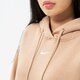 Női pulóver NIKE PULÓVER KAPUCNIS W NSW STYLE FLC PO HOODIE OS dq5860-200 szín: bézs