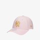 Női baseball sapka NEW ERA SAPKA WMNS METALLIC LOGO 940 NYY PNK NEW YORK YANKEE 60222534 szín: rózsaszín