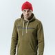 Férfi pulóver CHAMPION PULÓVER KAPUCNIS HOODED SWEATSHIRT 214743ms549 szín: khaki