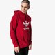 Férfi pulóver ADIDAS PULÓVER TREFOIL HOODIE ADICOLOR dx3614 szín: piros