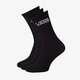 Női zoknik VANS ZOKNI CLASSIC CREW (6.5-9, 3PK) vn000xrzblk1 szín: fekete