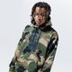 Férfi pulóver ADIDAS  PULÓVER KAPUCNIS CAMO AOP HOODIE gn1879 szín: khaki