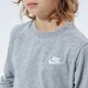 Gyerek póló NIKE PÓLÓ B NSW TEE LS EMB FUTURA cz1855-064 szín: szürke