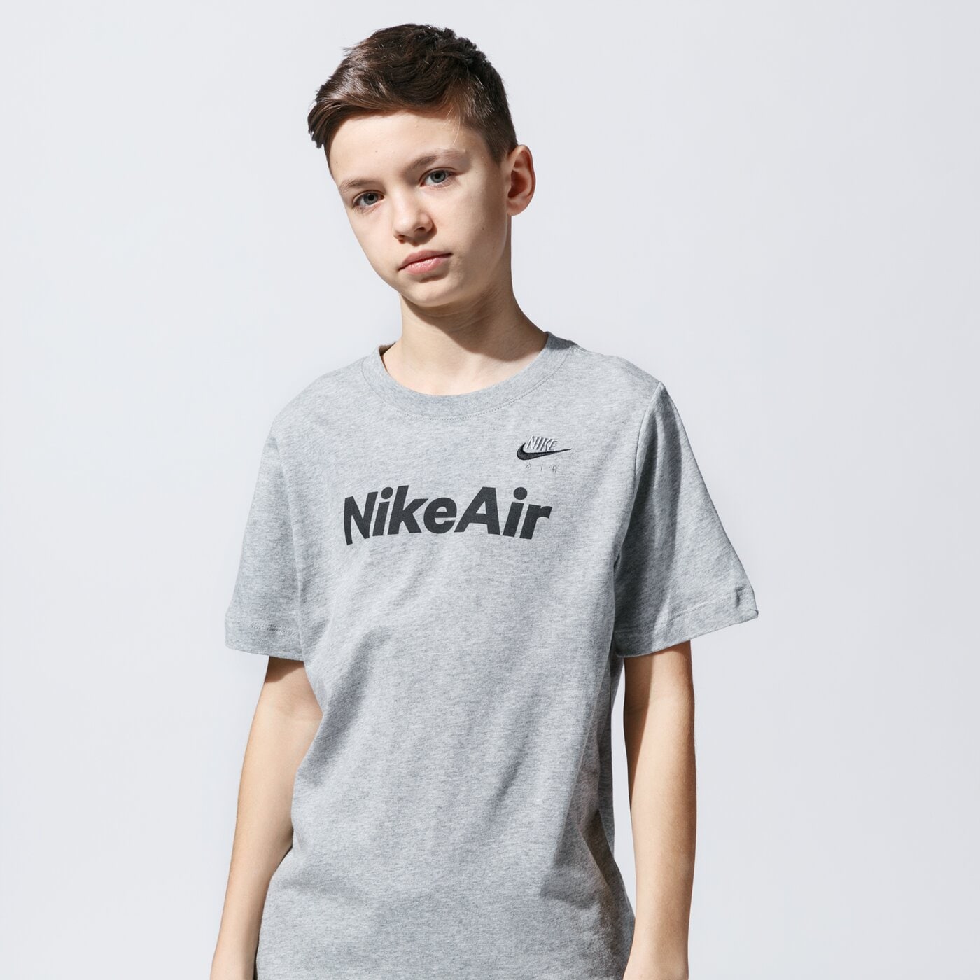Gyerek póló NIKE PÓLÓ B NSW TEE AIR C&S cu6607-063 szín: szürke