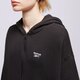 Női pulóver REEBOK PULÓVER KAPUCNIS CL AE LONG FZ HOODIE hs4717 szín: fekete