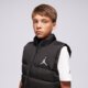 JORDAN UJJATLAN PULÓVER JDB PUFFER FILLED VEST BOY 95d532-023 szín: fekete