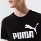 Férfi póló PUMA PÓLÓ ESS LOGO TEE - PUMA BLACK 58666601 szín: fekete