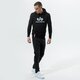 Férfi pulóver ALPHA INDUSTRIES PULÓVER KAPUCNIS BASIC HOODY 178312-03 szín: fekete