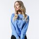 Női pulóver VANS PULÓVER FLYING V BOXY vn0a4bd6ult1 szín: kék