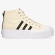 Női tornacipők ADIDAS NIZZA PLATFORM MID W h00641 szín: bézs