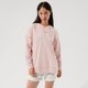 Női pulóver PUMA PULÓVER KAPUCNIS HER HOODIE TR - LOTUS 58951936 szín: rózsaszín
