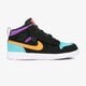 Gyerek sportcipők JORDAN 1 MID ALT  ar6351-083 szín: fekete