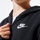 Gyerek pulóver NIKE PULÓVER CIPZÁRAS KAPUCNIS SPORTSWEAR CLUB BOY bv3699-010 szín: fekete