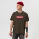 Férfi póló LEVI'S PÓLÓ SS RELAXED FIT TEE AGILITY a2082-0048 szín: khaki