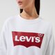 Női pulóver LEVI'S PULÓVER GRAPHIC STANDARD CREW 18686-0011 szín: fehér