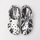 Női papucsok és szandálok CROCS PLATFORM MARBLED 207176-bw szín: fekete