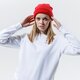 Női pulóver CHAMPION PULÓVER CREWNECK SWEATSHIRT 114712ww001 szín: fehér