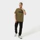Férfi póló PUMA PÓLÓ ESS LOGO TEE 58666732 szín: khaki