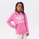 Gyerek pulóver ADIDAS PULÓVER KAPUCNIS TREFOIL HOODIE GIRL hk0271 szín: rózsaszín