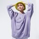 Női pulóver ADIDAS PULÓVER SWEATSHIRT gn4768 szín: lila