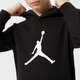 Gyerek pulóver JORDAN PULÓVER KAPUCNIS JDB JUMPMAN LOGO FLEECE PO BOY 956326-023 szín: fekete