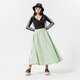 Ruha és szoknya REEBOK SZOKNYA CL WOMENS LONG SKIRT h49287 szín: zöld