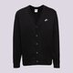 Férfi pulóver NIKE PULÓVER M NK CLUB FAIRWAY CARDIGAN fn3898-010 szín: fekete