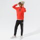 Gyerek pulóver ADIDAS PULÓVER KAPUCNIS HOODIE BOY h31226 szín: piros