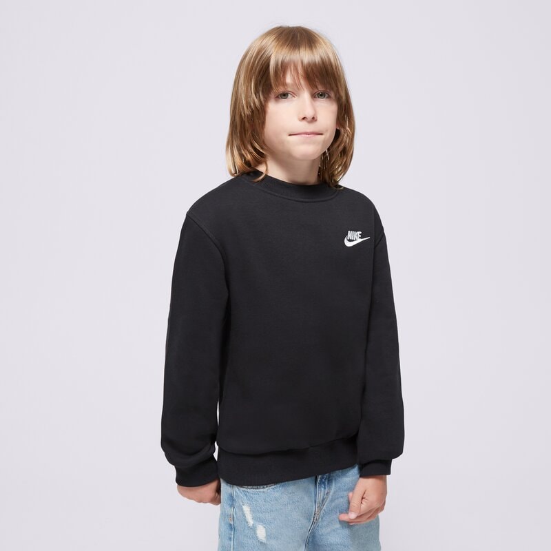 NIKE PULÓVER K NSW CLUB FLC CREW LS LBR BOY